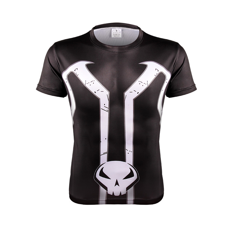 Superhero Spawn 3D-Printed T-Shirts Slim Fitness Tee Christmas Cosplay Tops | eBay