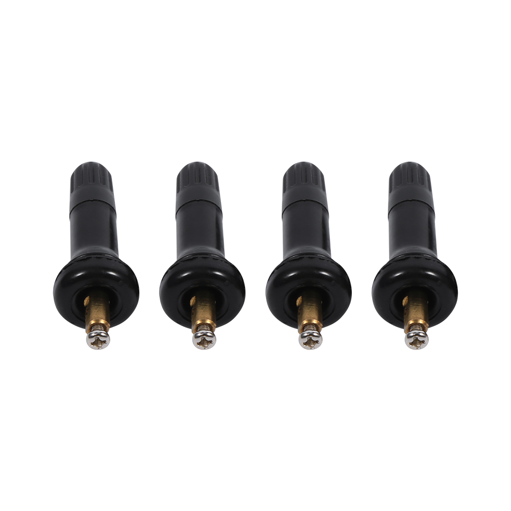 4pcs Black Tpms Sensor Tire Pressure Monitoring System