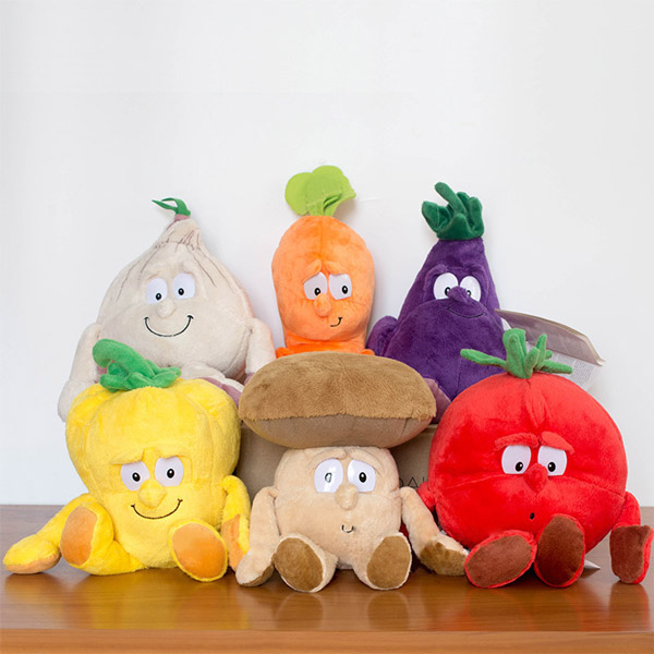 NEW Goodness Gang Co Op Fruit and Vegetable Soft stuffed Plush Toys