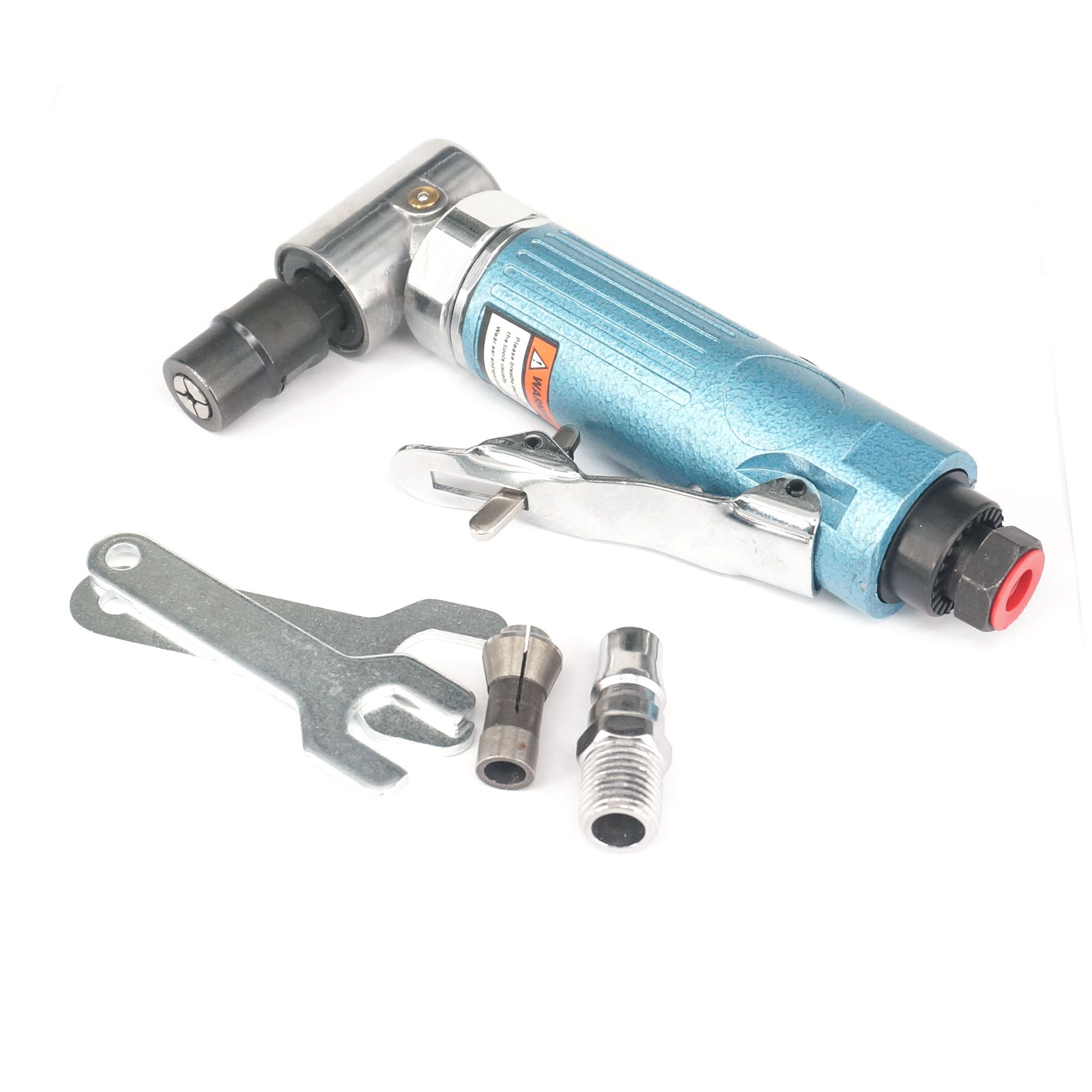 1/4" Right Angle Air Die Grinder Polished 1/8"(3mm) 1/4"（6mm）Collet