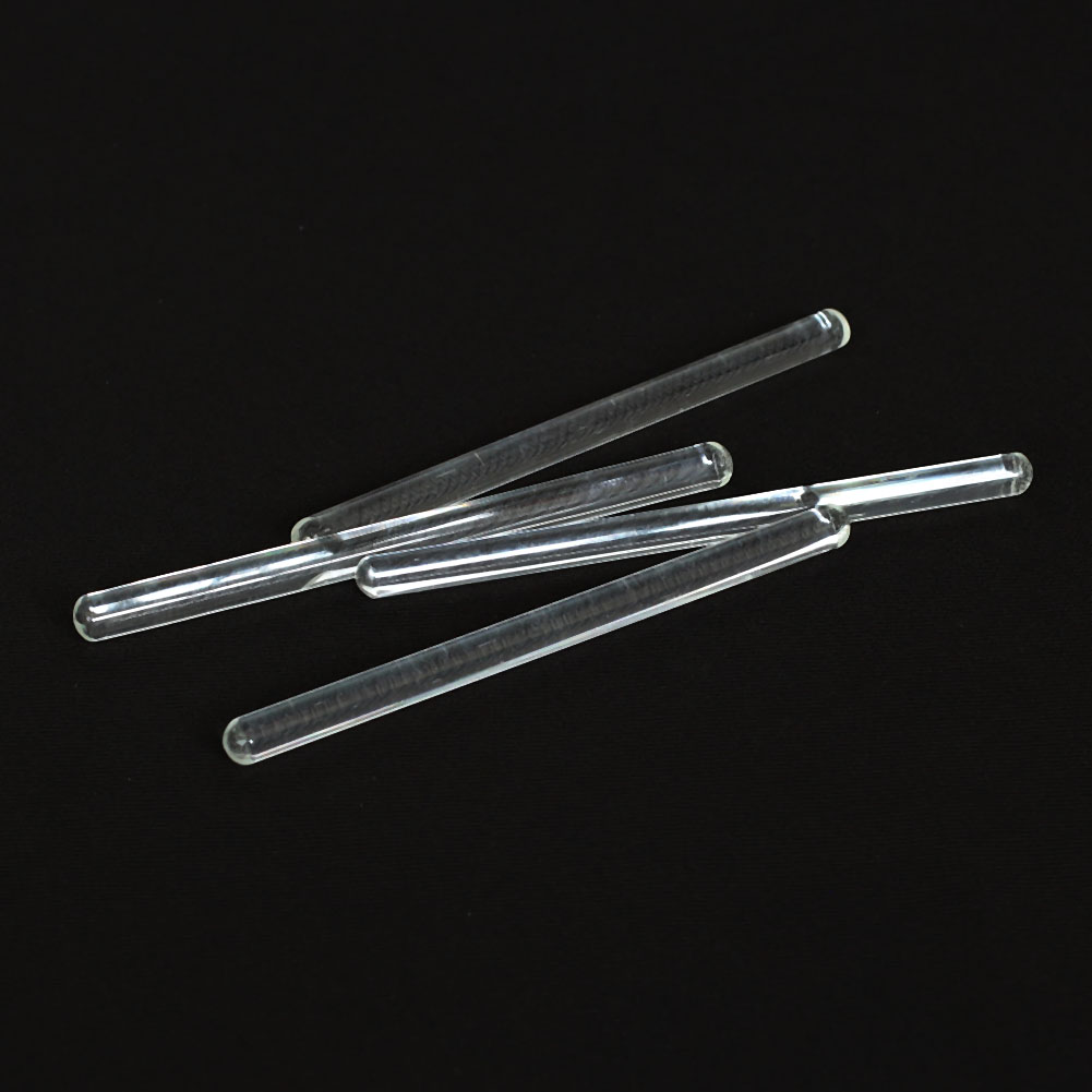 10Pcs Clear Glass Stirring Rods（6mmx 100mm) Lab Use Stir Bar Stirrer