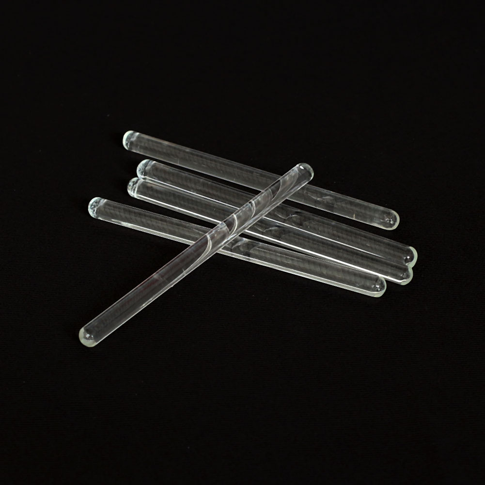 10 PCS Glass Stirring Rods（6mmx 100mm） for Lab Use Stir Bar Stirrer