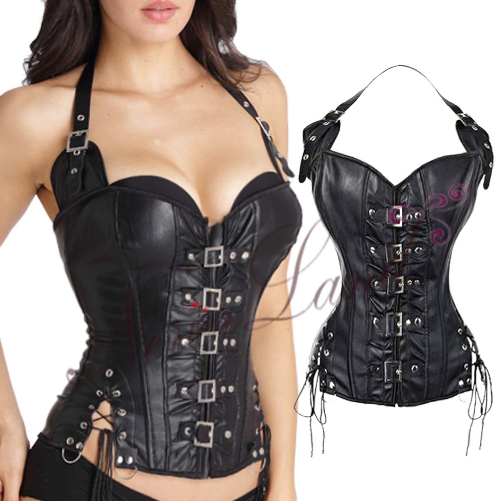 Black Waist Training Corset Underbust Steampunk Corsets Dress Body
