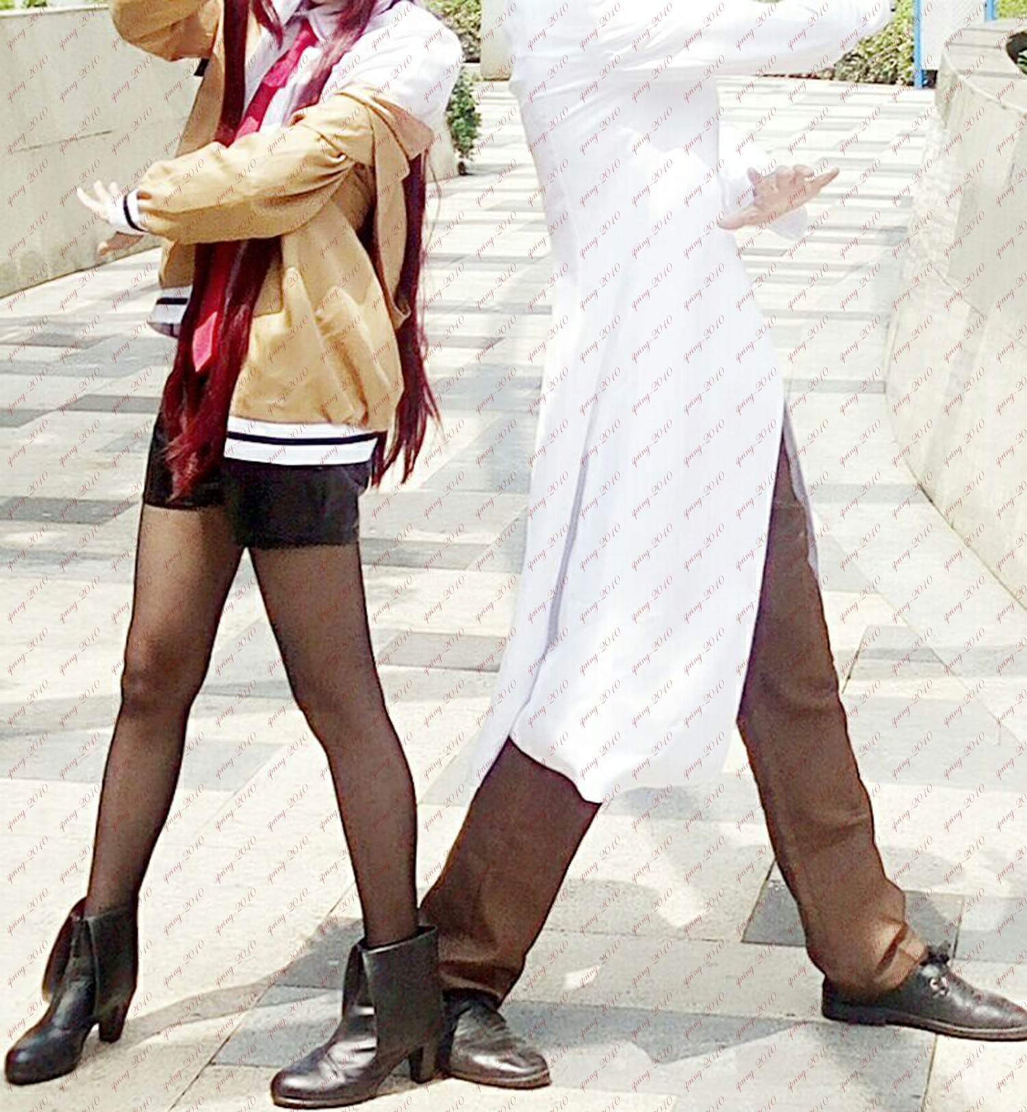 Steins Gate Makise Kurisu Christina Cosplay Shoes Women High Heels Customized