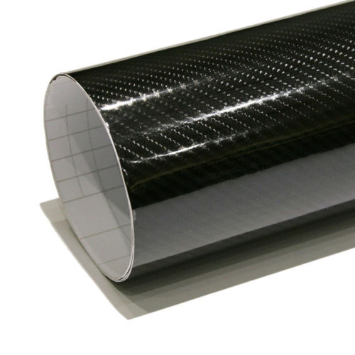 Luxury 5D 50cm*3M Premium High Gloss Black Carbon Fiber Vinyl Wrap