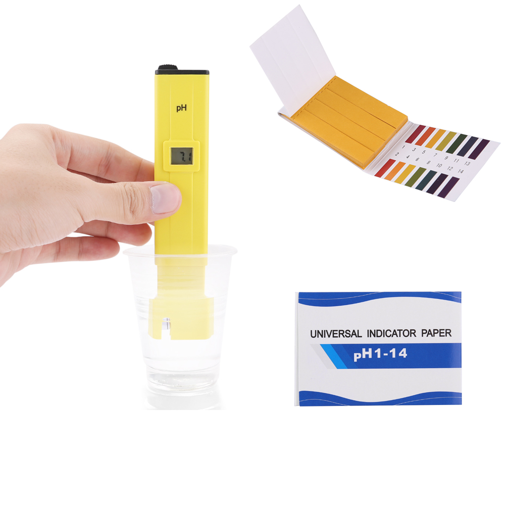 Pen PH 114 Universal Indicator Paper+ Electric PH Meter Tester