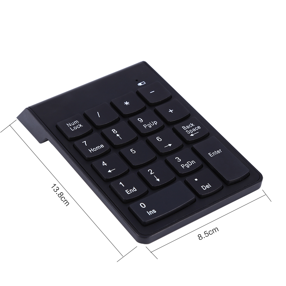Bluetooth Wireless Numeric Keypad Num Pad 18 Key Keyboard For MacBook