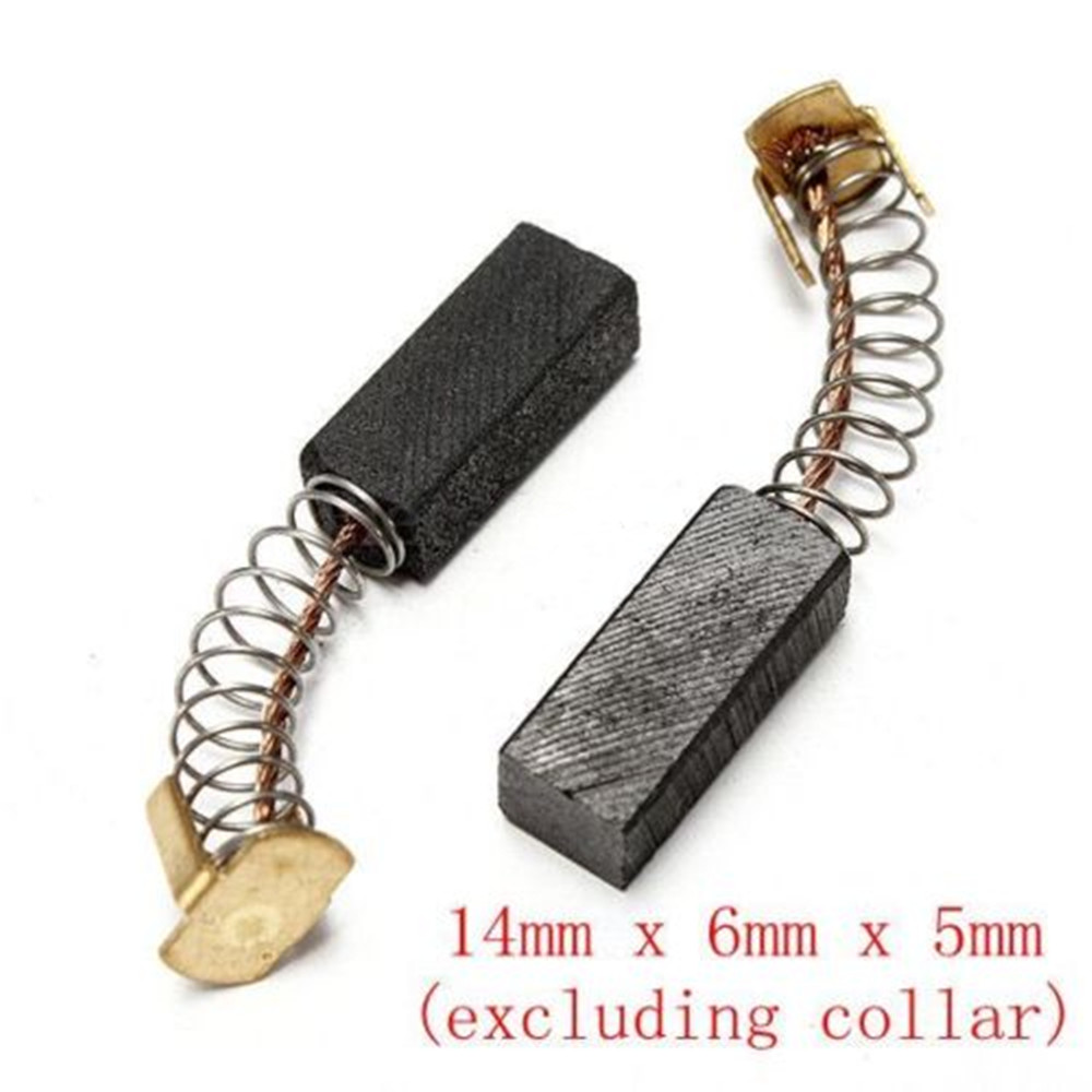 2PCS Carbon Brushes Motor Brush For Generic Electric Motor 5mm x 6mm x