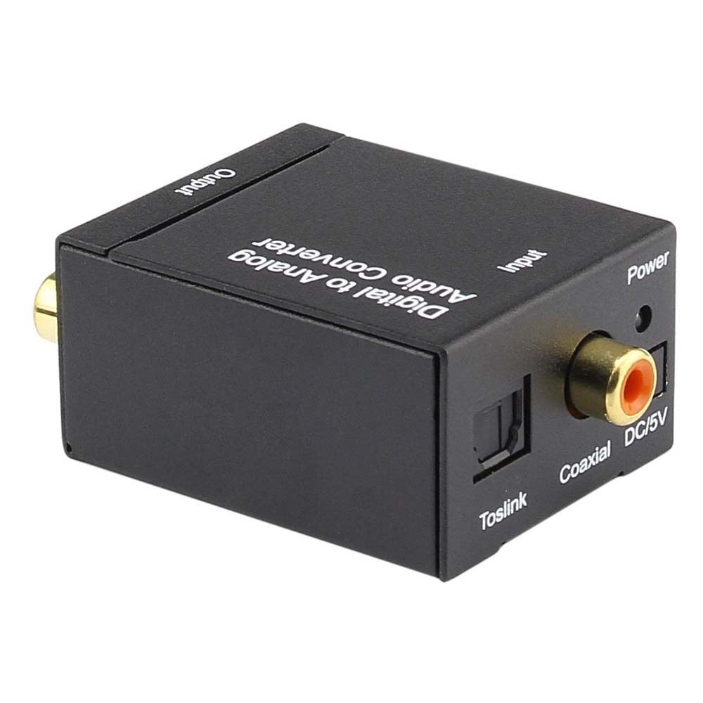 Optical SPDIF Toslink Digital to Analog Audio Converter Adapter RCA R
