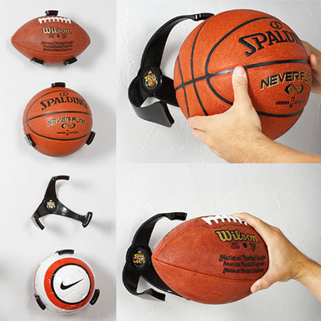 LEMO Ball Claw Space Saver Basketball Soccer Sports Wall Mount Holder