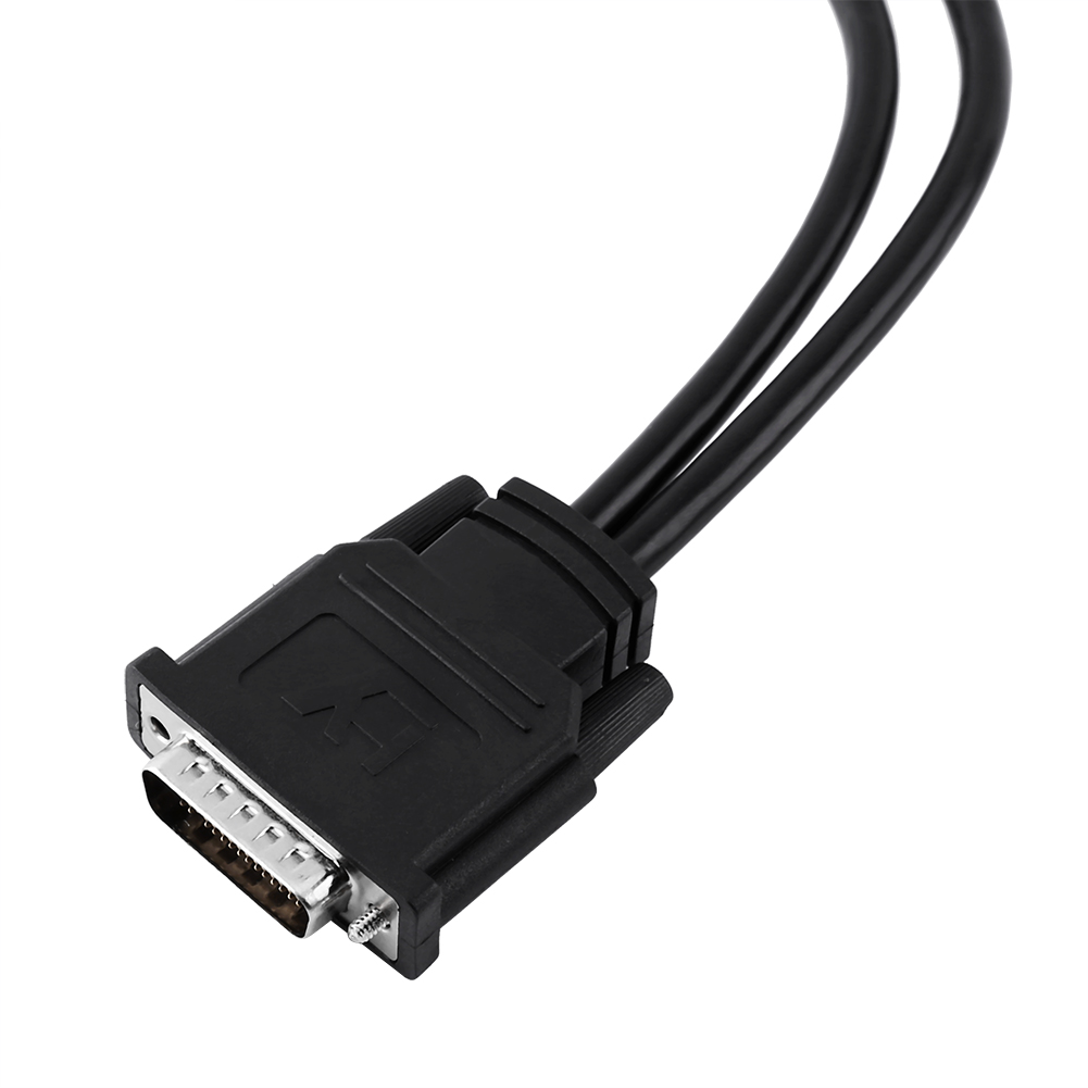 DMS59 to 2 Dual VGA Monitor Screen Computer Splitter Adapter Cable For