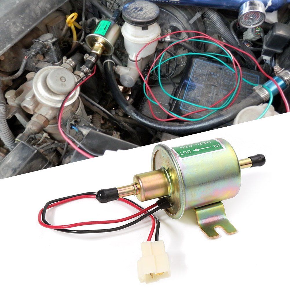 NEW UNIVERSAL 12V ELECTRIC FUEL PUMP INLINE DIESEL PETROL LOW PRESSURE