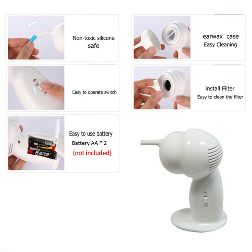 Vac Vacuum Ear Cleaner Electronic Cleaning Ear Wax Remove Removes
