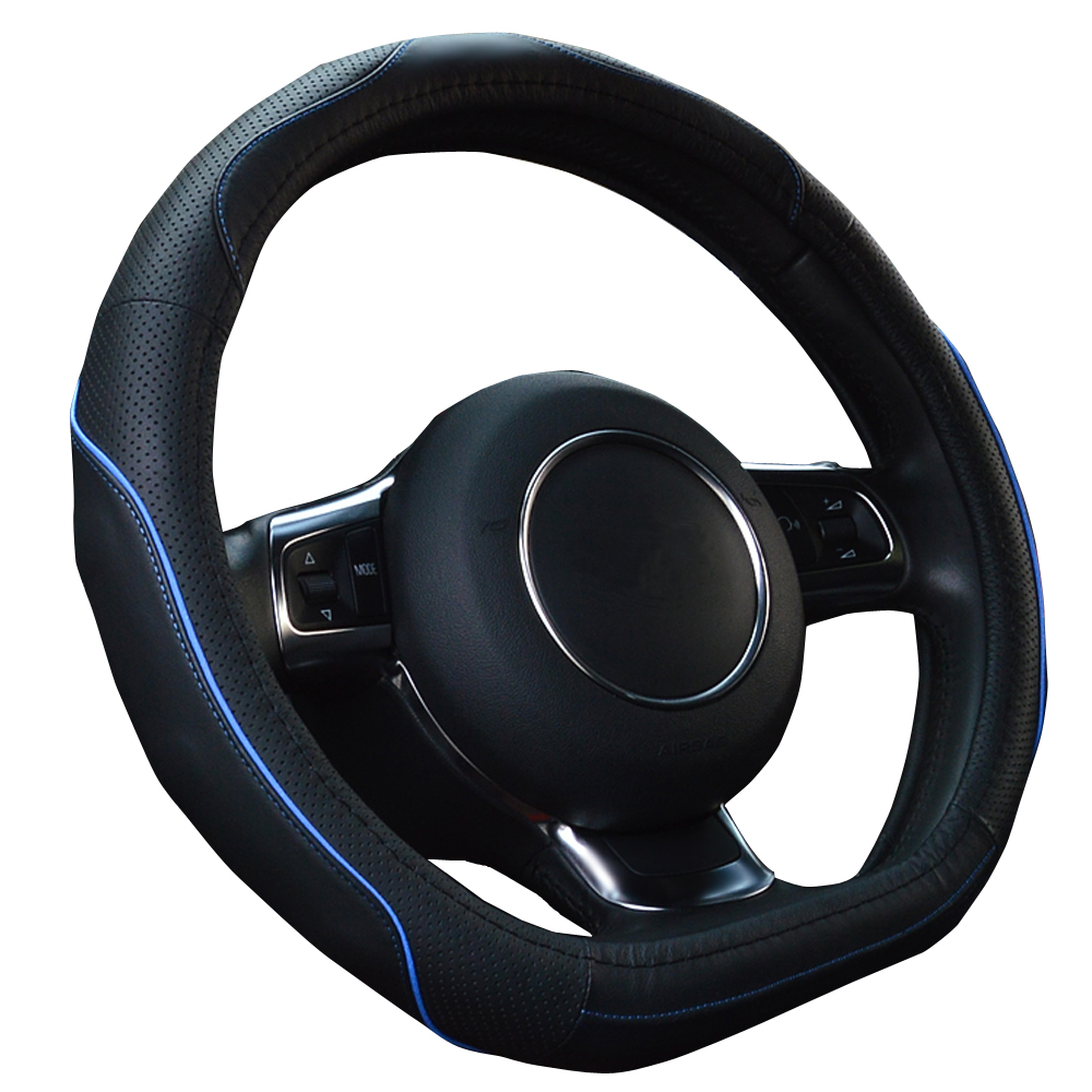 steering cut d wheel cover For D Leather Steering Black Cover Style Wheel Genuine steering cut d wheel cover For D Leather Steering Black Cover Style Wheel Genuine