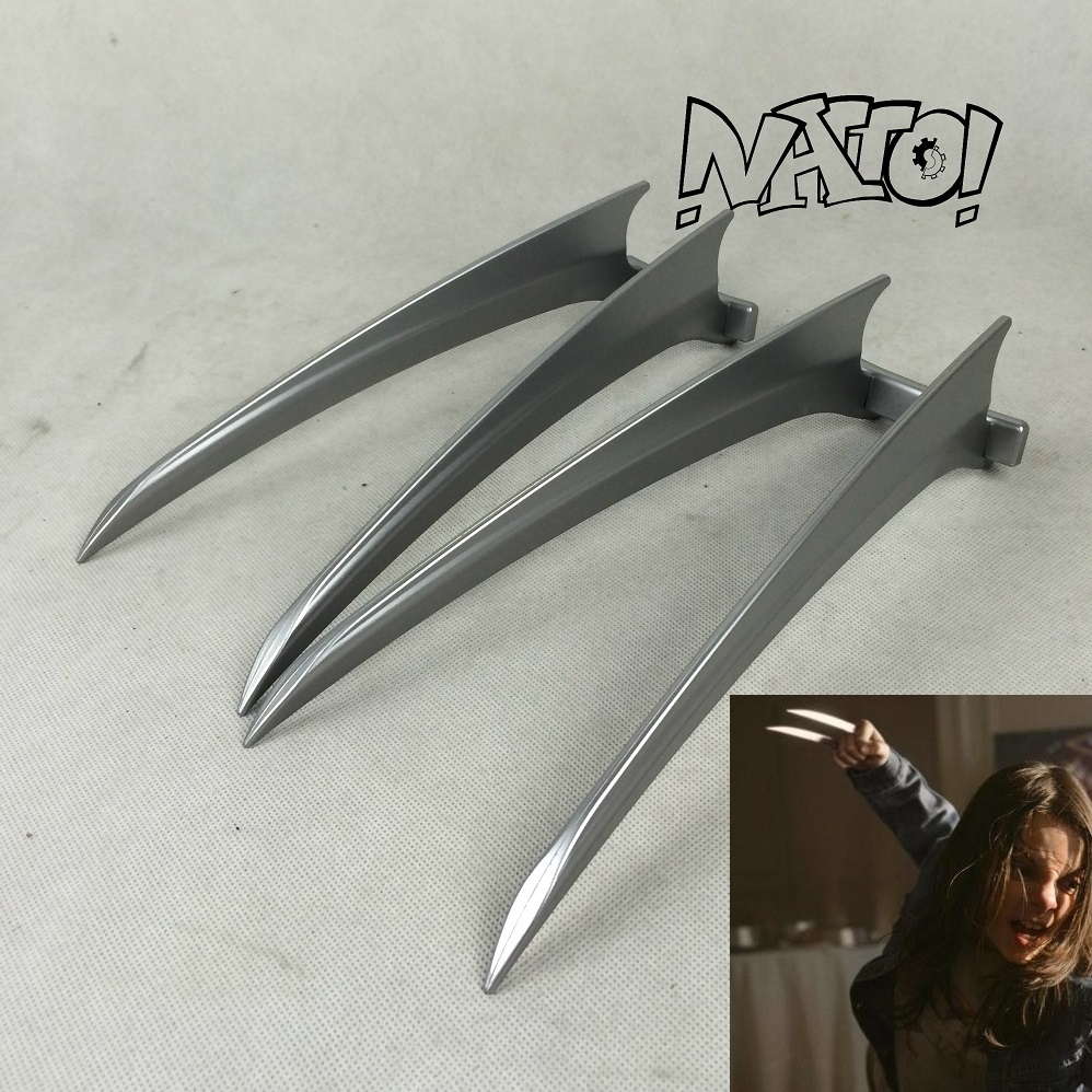 Wolverine 3 Logan X 23 Laura Kinney Claws Cosplay PLASTIC Props wolverine-3-logan-x-23-laura-kinney-claws-cosplay-plastic-props