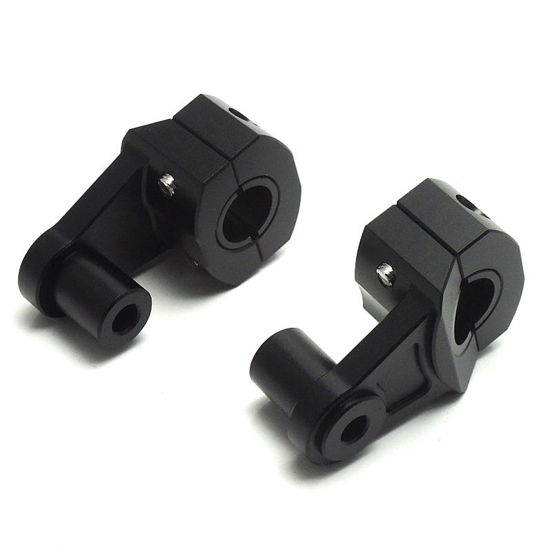 2pcs 7/8" 22mm Universal Motorcycle Handlebar Mount Clamps Riser Handle