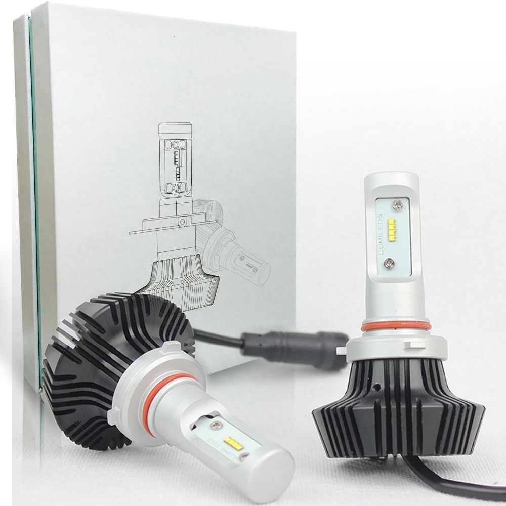 2PCS H11 H9 H8JP LUMILED Philips LED Headlight Conversion Kit 8000lm