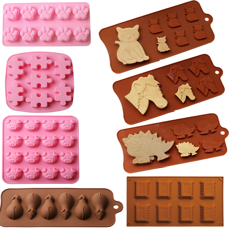???? - Animal Style Silicone Candy Cookies Cake Chocolate ...