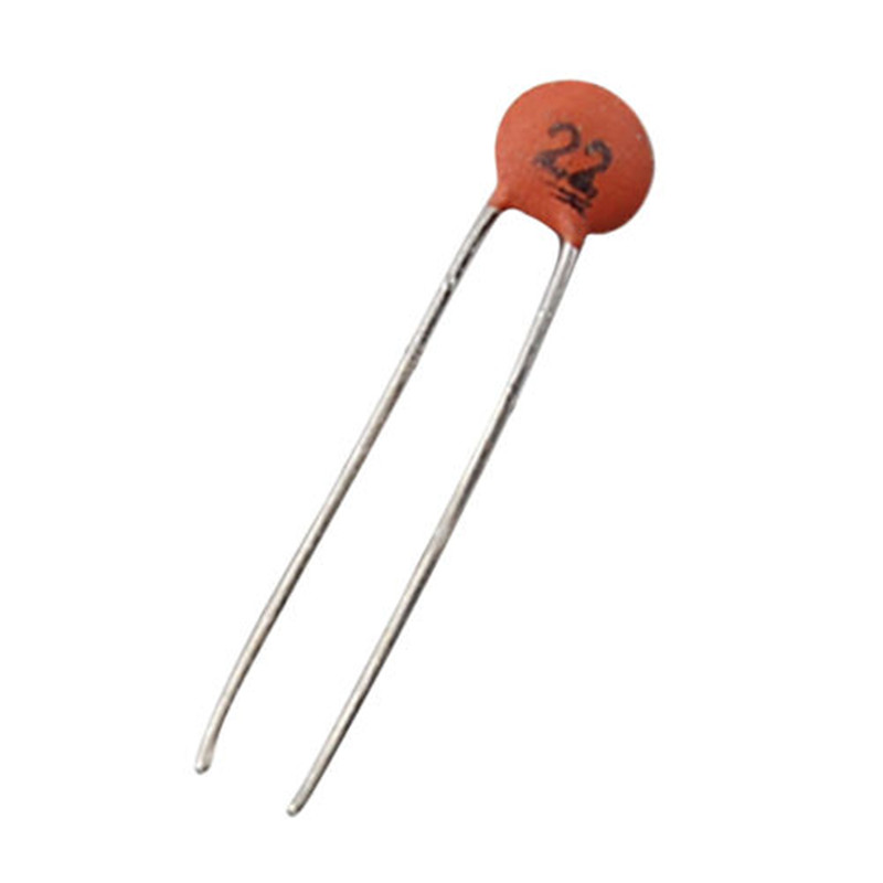 10℃ to 85℃ ±20/% 2.5x Rated Voltage 500Pcs 22pF 50Volt Ceramic Disc Capacitors