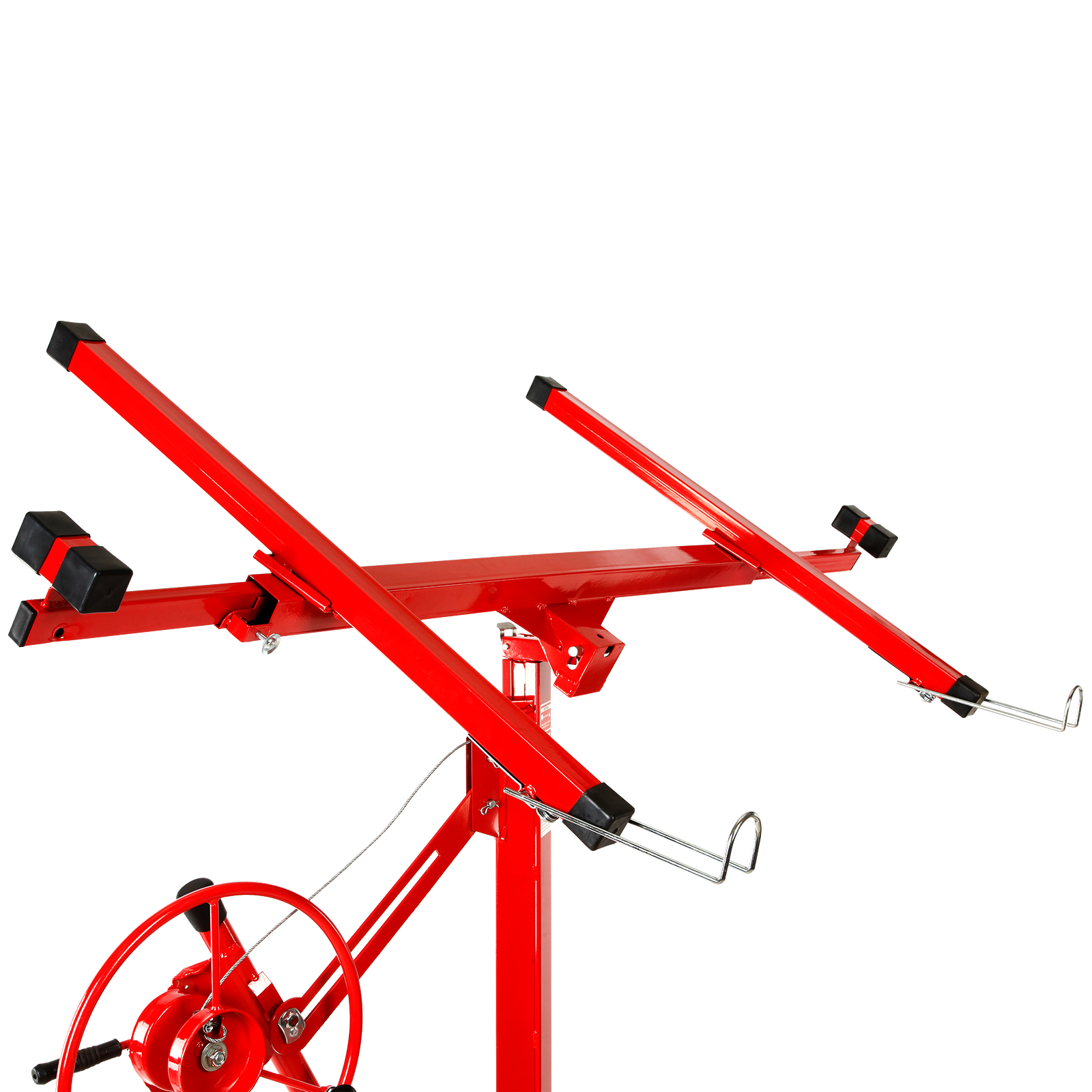 lift how assemble to drywall Duty Hoist Lift/Lifter Drywall Caster Heavy 11FT Tool