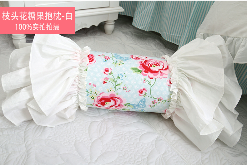 Shabby Chic Cottage Girl Princess Floral Bolster Candy Throw Pillow Cushion A eBay