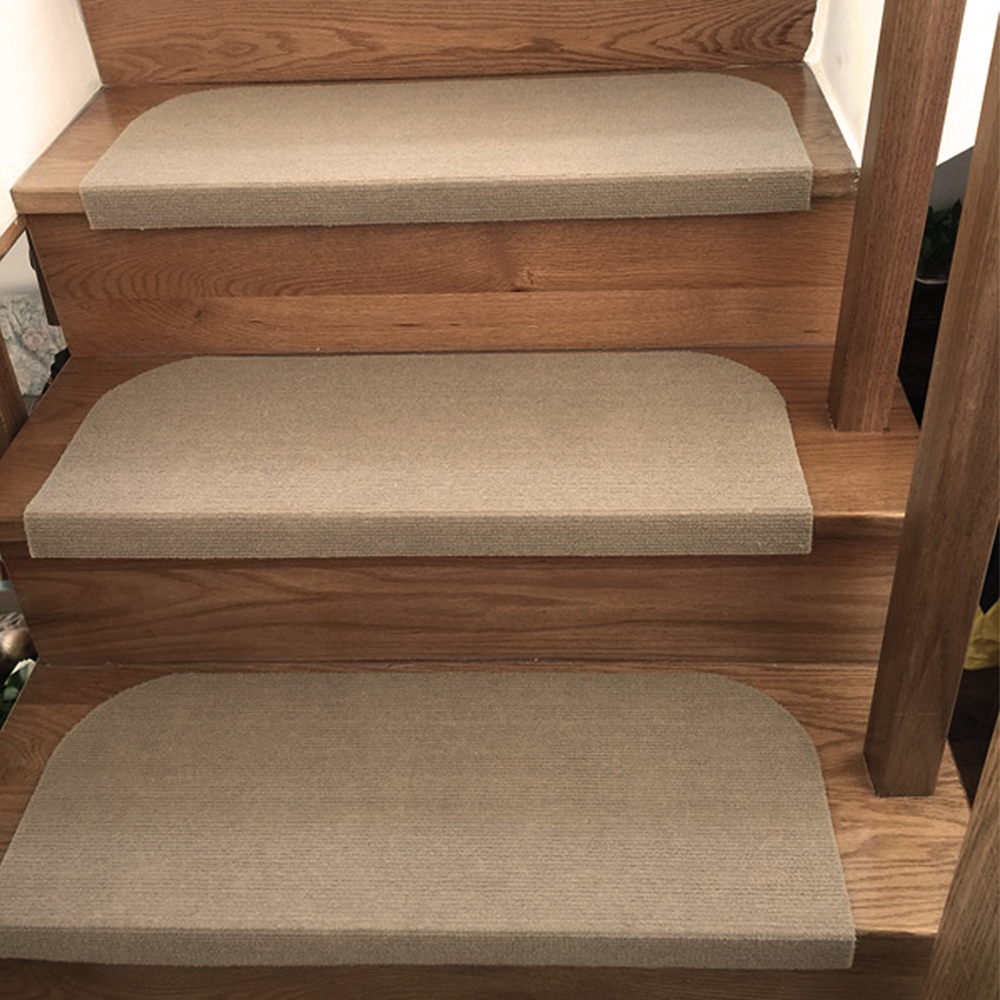 Stairs Treads Mats Pure Color Carpet Stepping Pad for Hallway Hiome