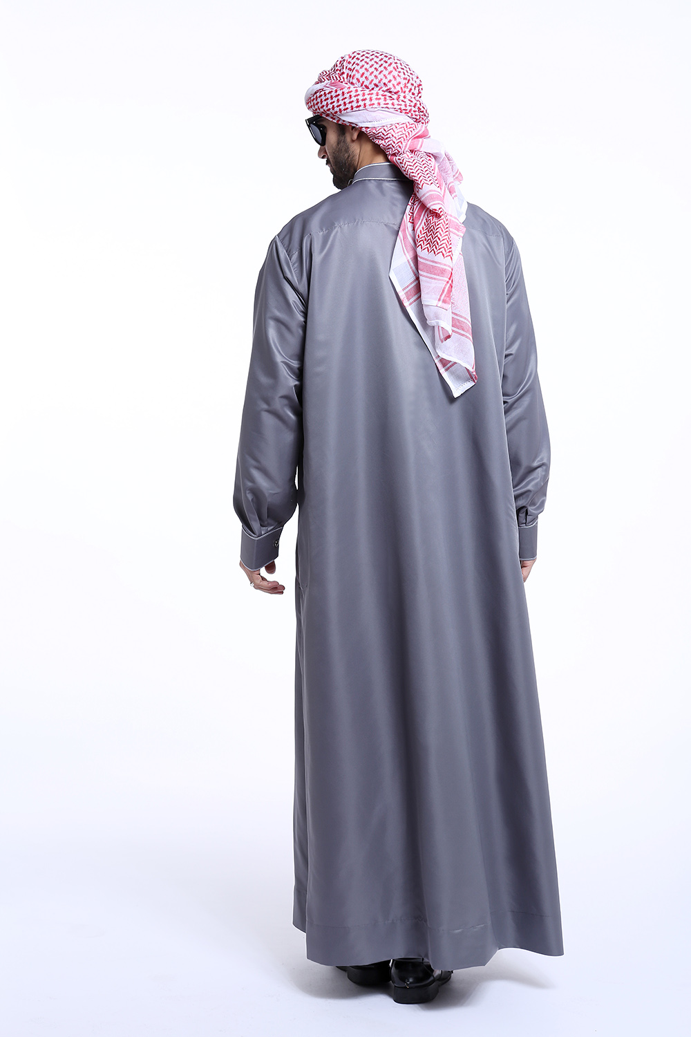 Men Dubai Clothes Muslim Thobe Abaya Robe Dishdasha Islamic Kaftan Maxi