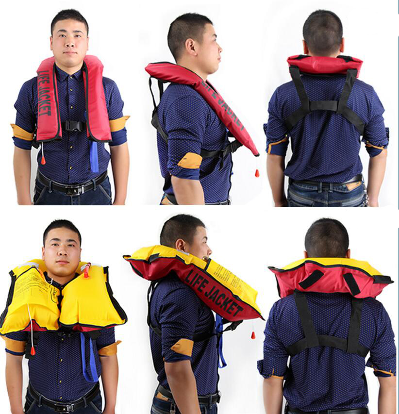 Adult Manual/ Automatic Inflatable Life Jacket Inflation 150N PFD