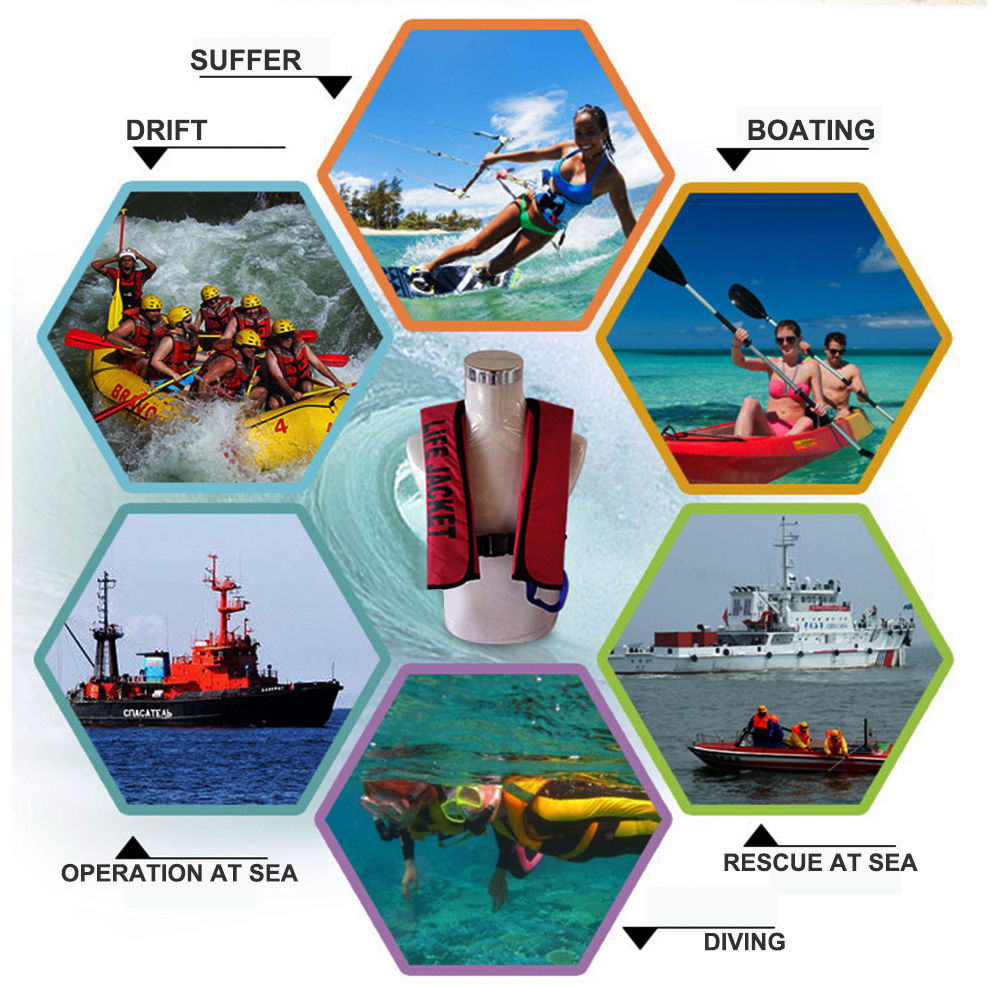 Adult Manual/ Automatic Inflatable Life Jacket Inflation 150N PFD