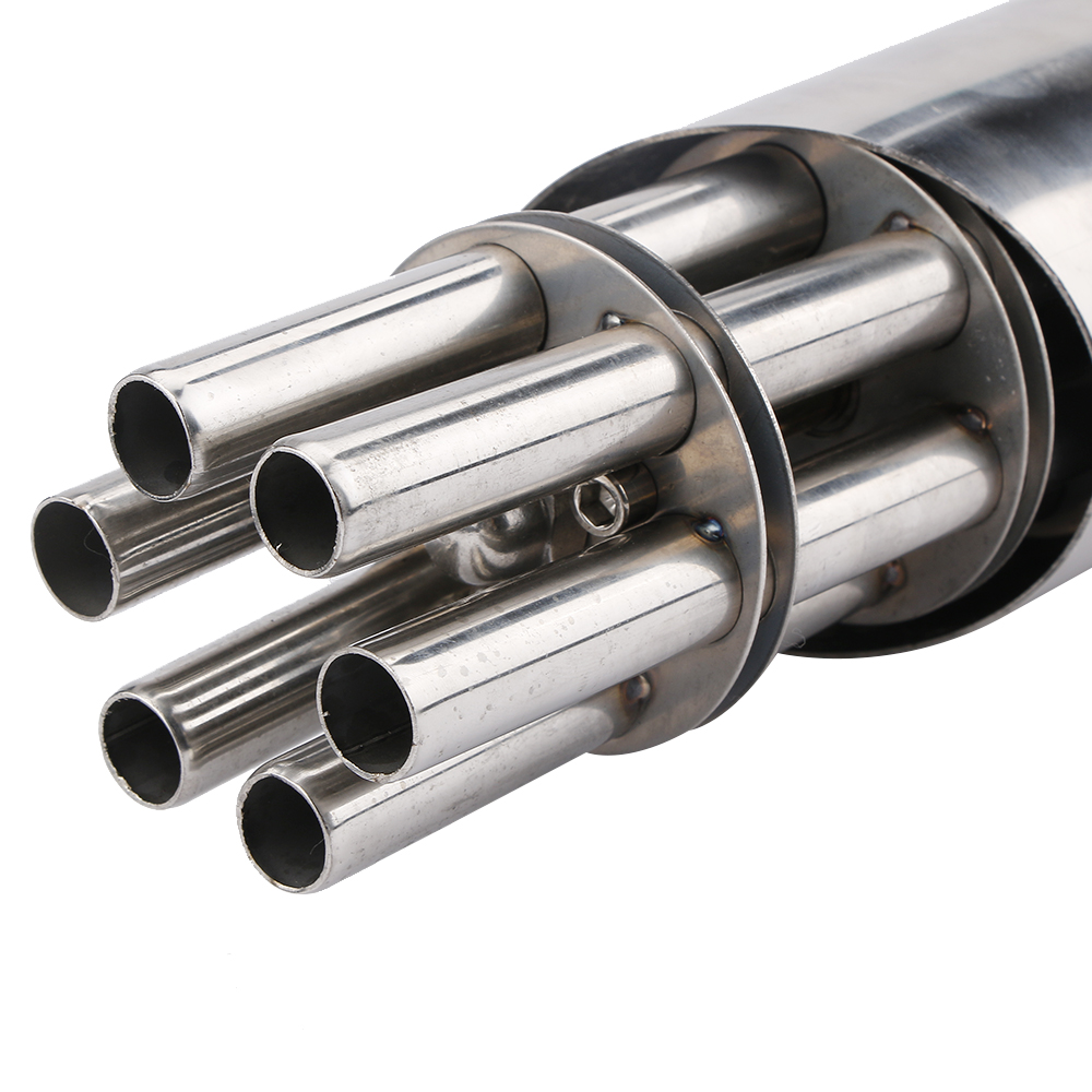 32mm Universal Rotating Gatling Gun Exhaust Muffler Vent Pipe Color