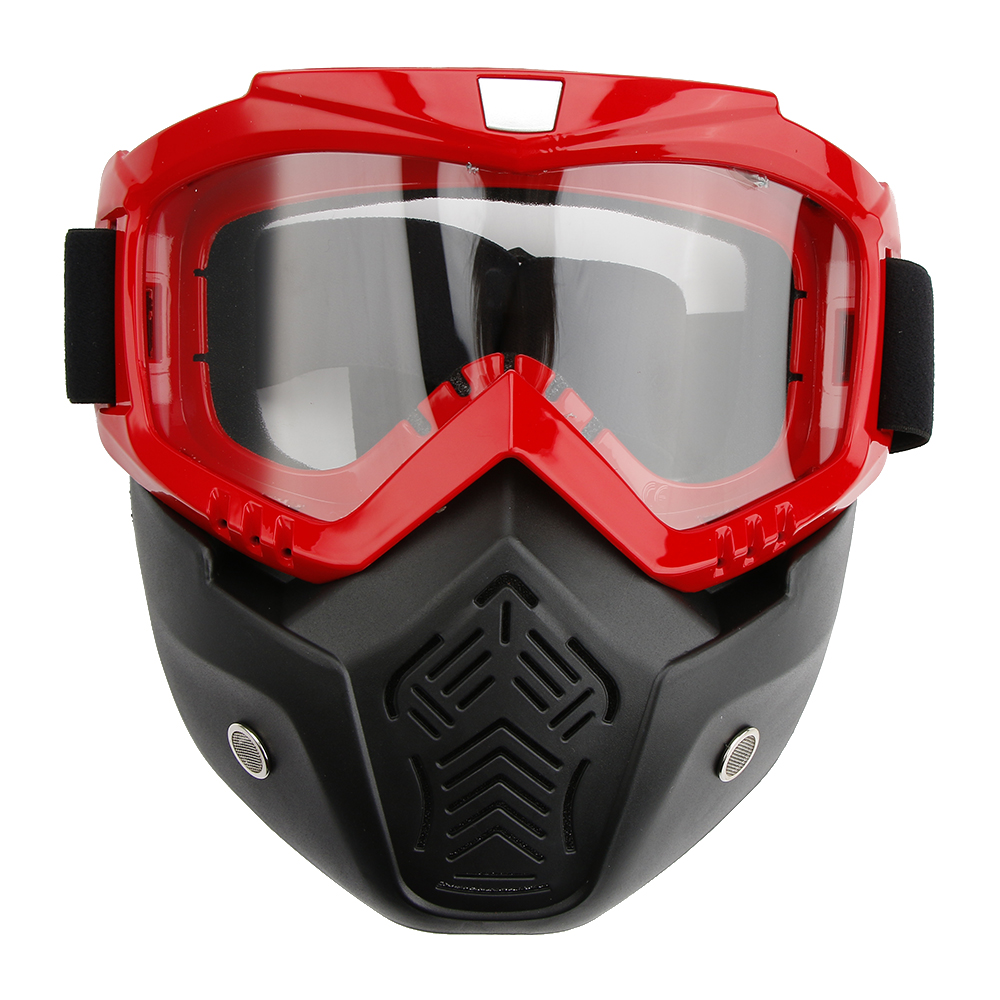 Motorcycle ATV Dirt Bike Off Road Vintage Helmets Face Goggles Glasses