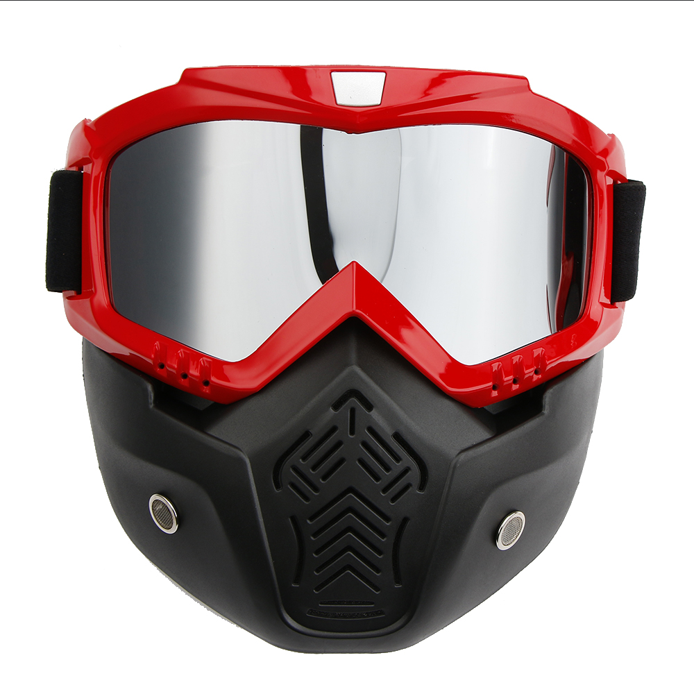 Motorcycle ATV Dirt Bike Off Road Vintage Helmets Face Goggles Glasses