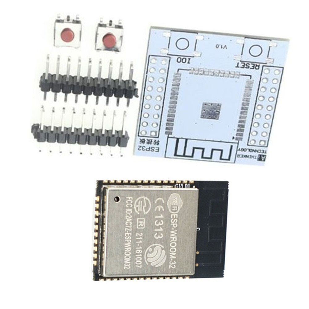 ESP-WROOM-32 ESP32 ESP32S IoT Wifi Wlan BLE Module+Adapter Board CP2102