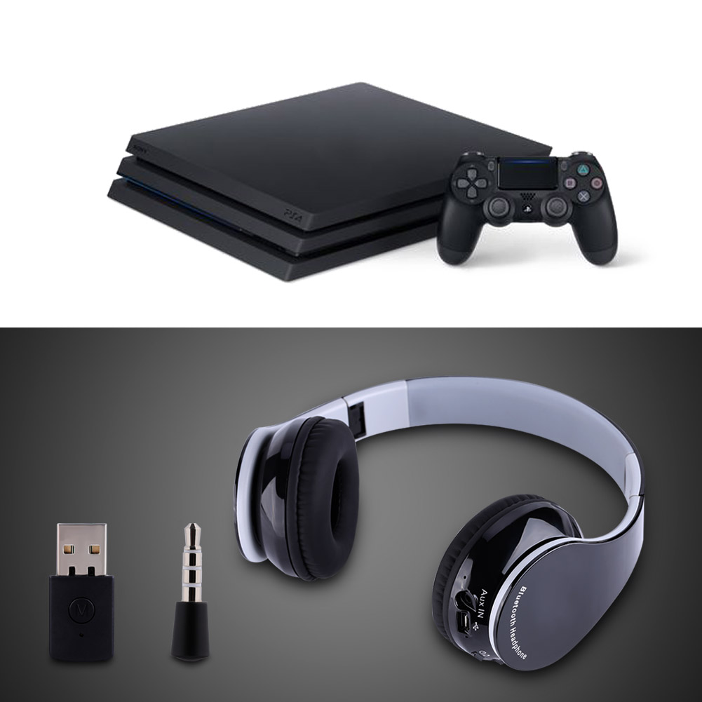 Wireless Bluetooth 4.1 Gaming Headset Headphone Earphone For PS4