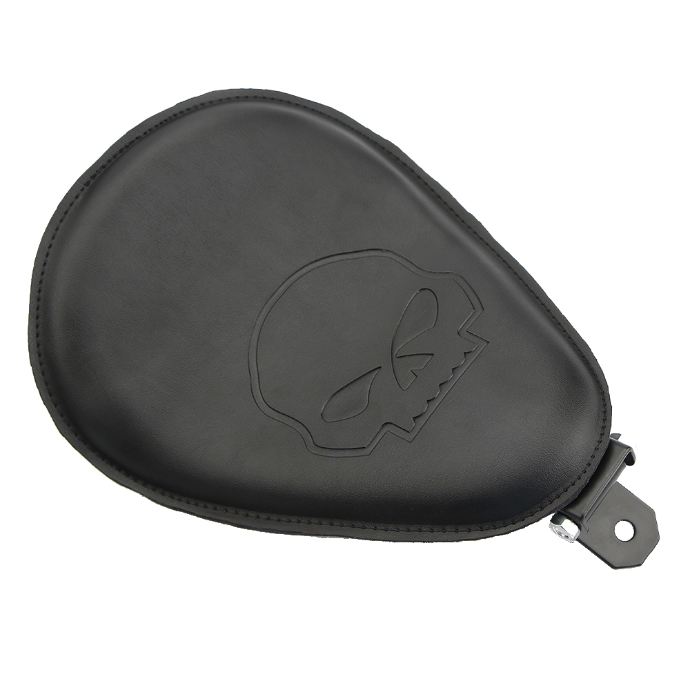 Motorcycle single spring seat