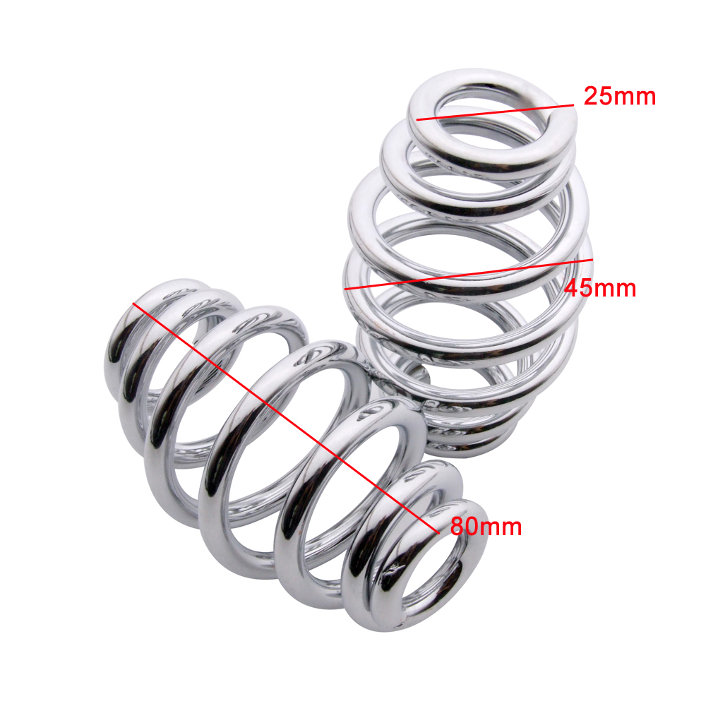 Motorcycle single spring seat