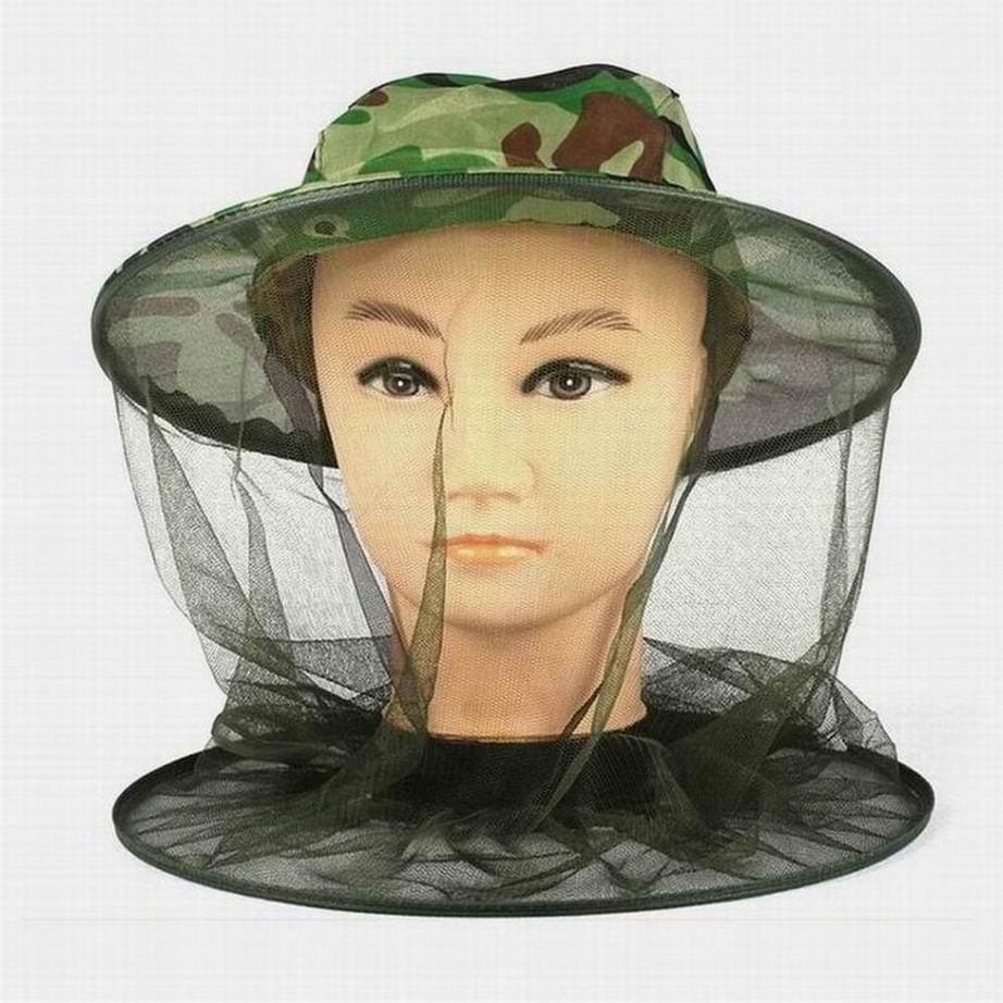 New Insect Mosquito Net Mesh Face Fishing Hunting Outdoor Camping Hat
