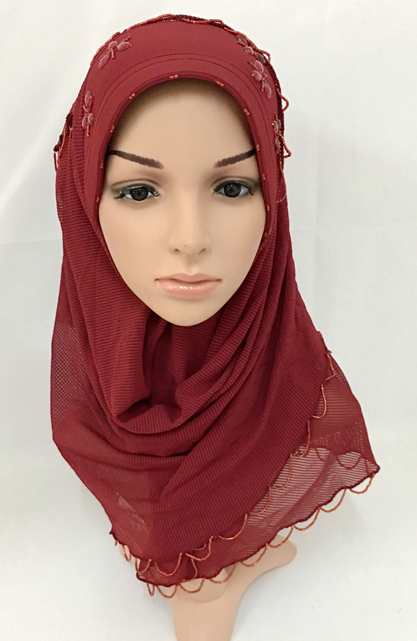 Ramadan Muslim Caps Islamic Shawls Hijab Arab Long Scarf 