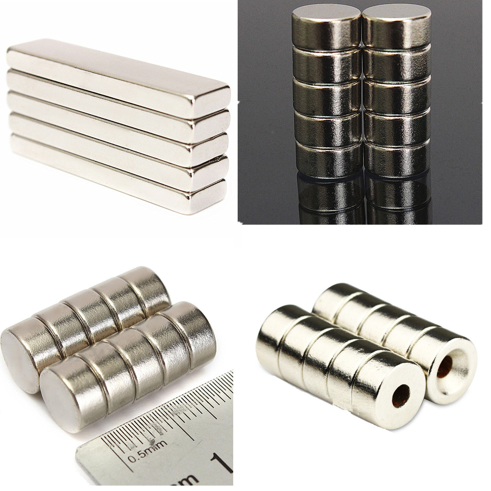 10PCS 10 x 5mm Strong Round Cylinder Rare Earth Neodymium Magnets Magnet N52 MF