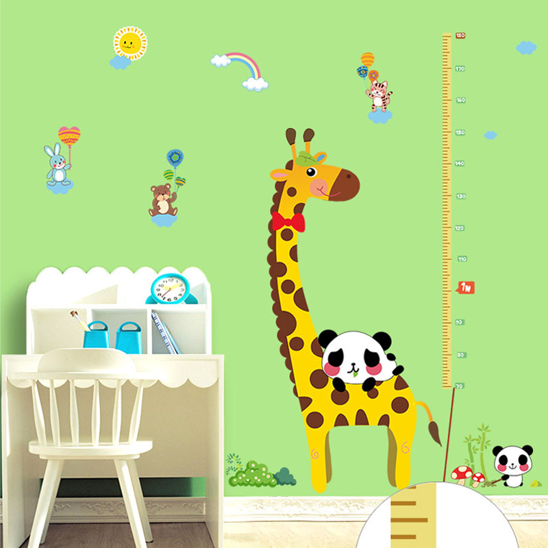 Cartoon Animals Wall Stickers Nursery Boy kids baby Room Vinyl Art