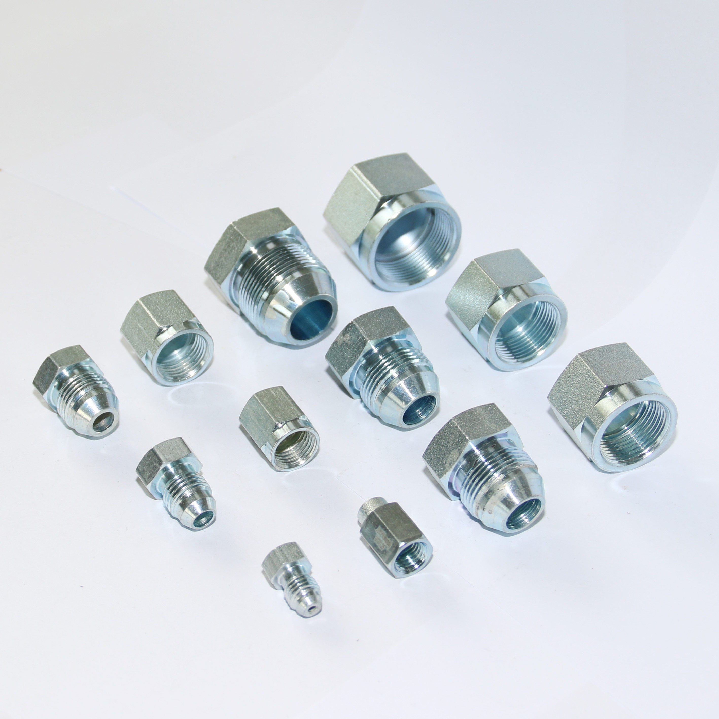 24 Pack JIS30 Cap and Plug Hydraulic Adapter Fittings for Komatsu