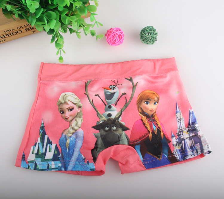 5PCS Kids Girls Briefs Panty Cotton Frozen Princess Elsa Anna Underwear Clothing