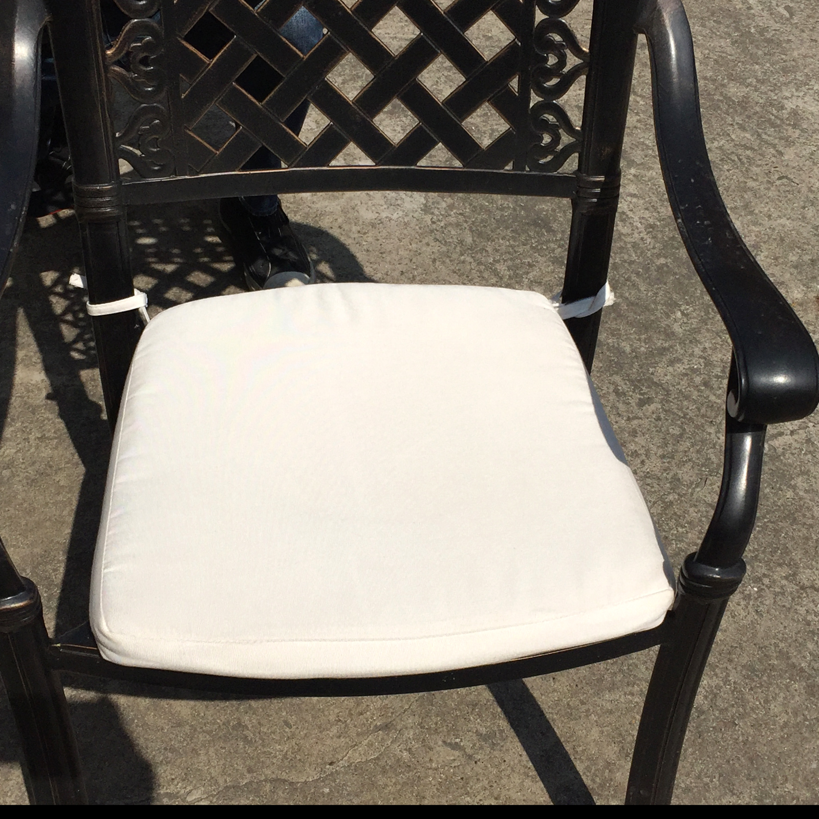 Sunbrella Patio Chair's Cushions Removable Outdoor Cover Foam Seat Pad Washable | eBay