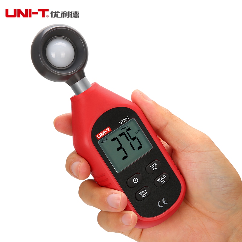 Uni T Ut383 Digital Light Meter Luxmeter Lcd Meters 200 000 Lux Fc Handheld 723260108902 Ebay