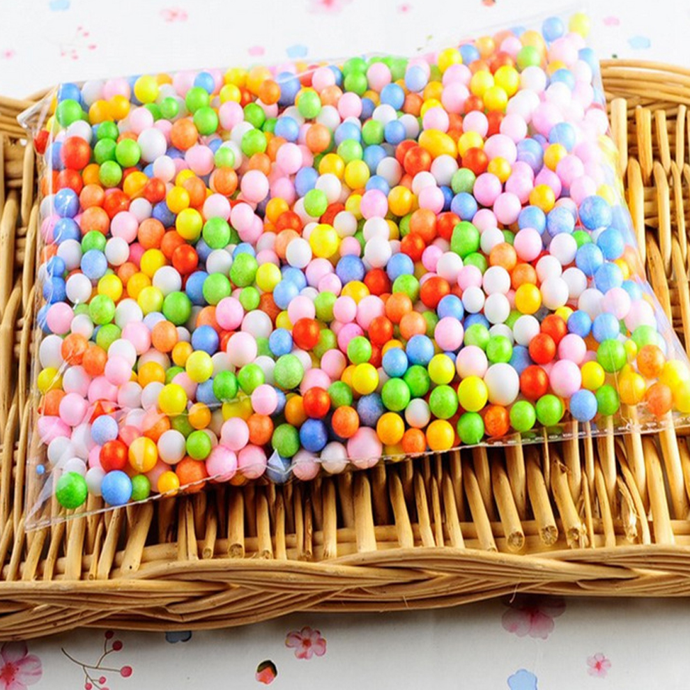 Lots Assorted Colors Crafts Polystyrene Styrofoam Filler Foam Mini