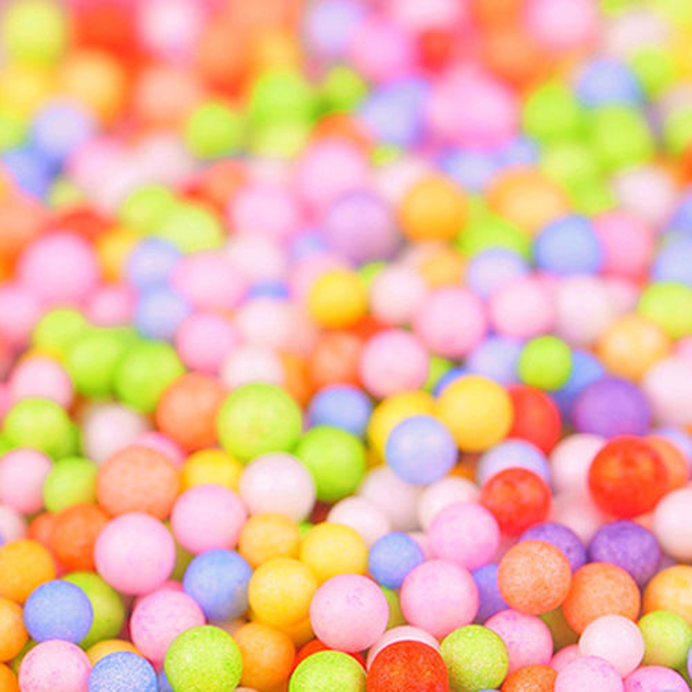 Lots Assorted Colors Crafts Polystyrene Styrofoam Filler Foam Mini