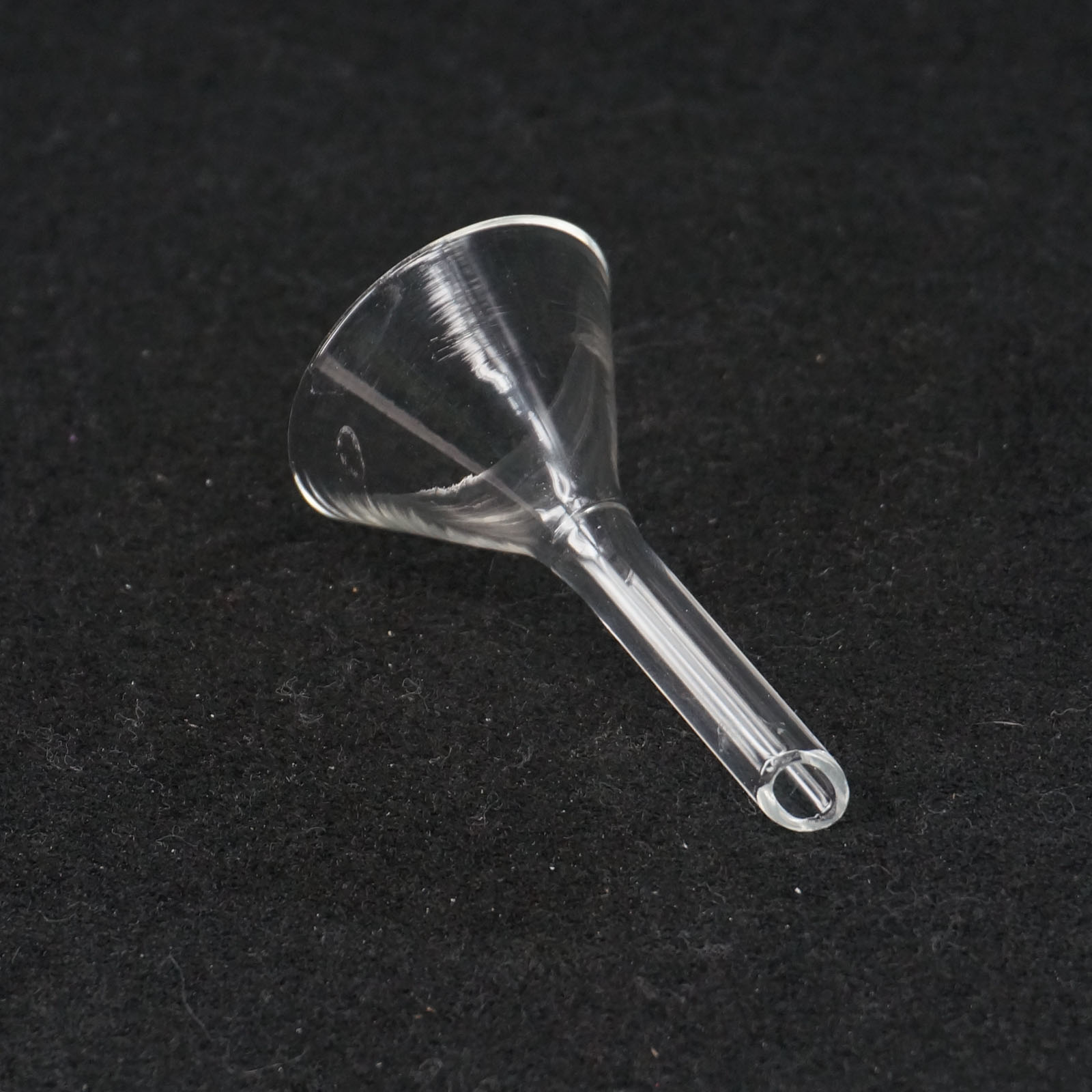 40120mm Miniature Lab Glass Funnel Borosilicate Glassware Triangle