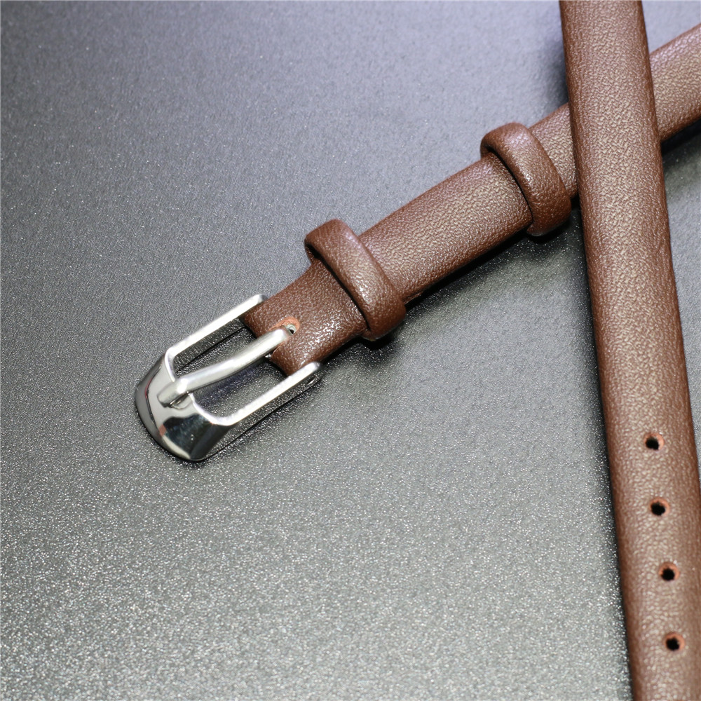 Womens Mens 8mm Genuine Leather Watch Band Soft Plain Wristwatch Bands Strap eBay