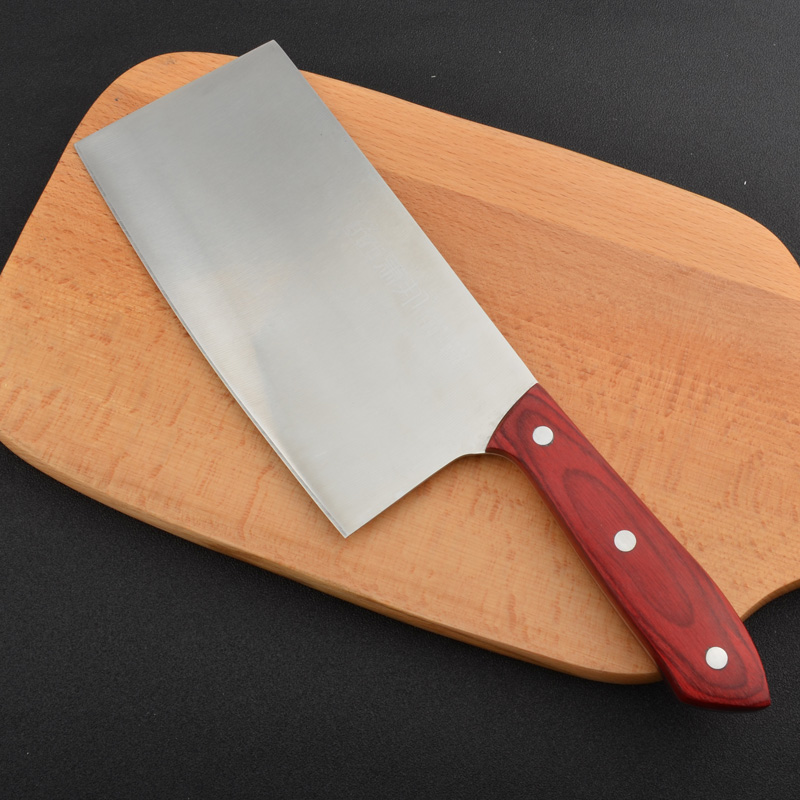 Chinese Traditional Chopper Butcher Knife Bone Cutting Cleaver Kitchen