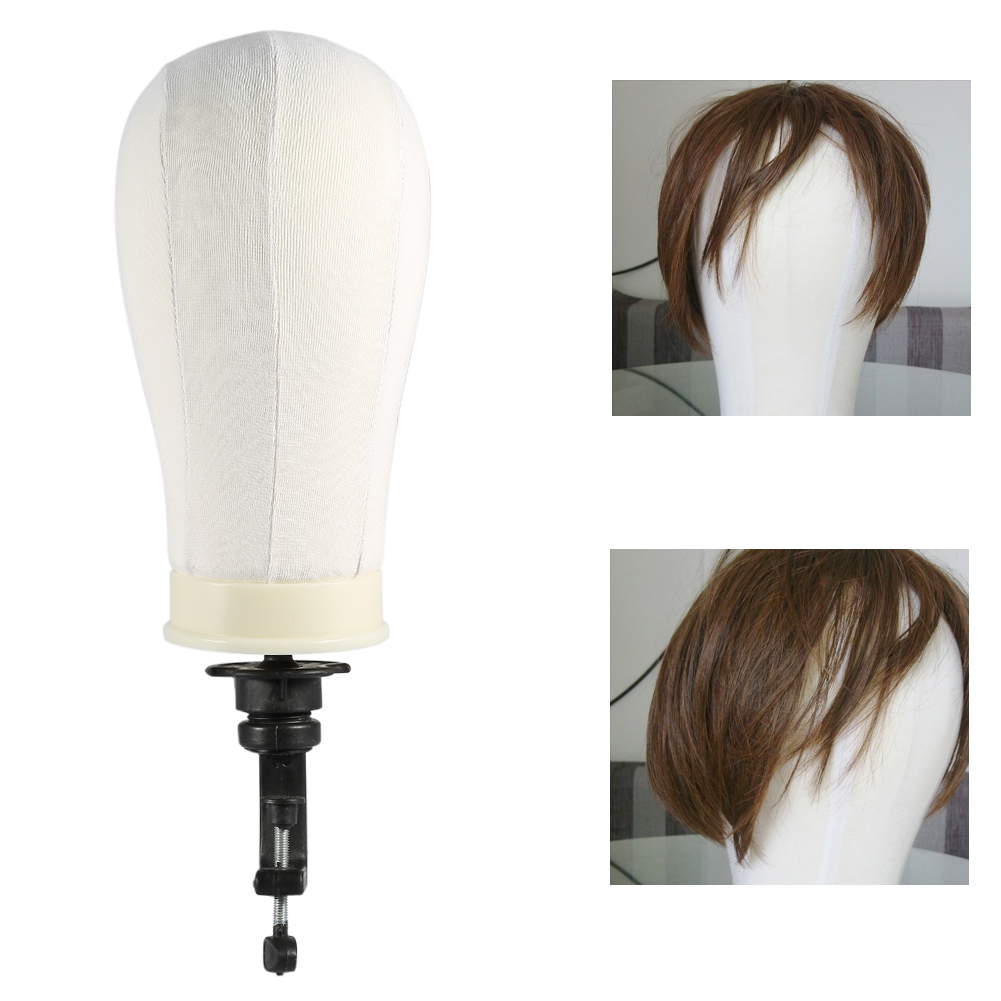 20"25" Canvas Block Head For Hand Made Wigs Mannequin Head For Making